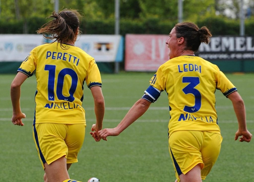 rachele peretti michela ledri hellas verona women