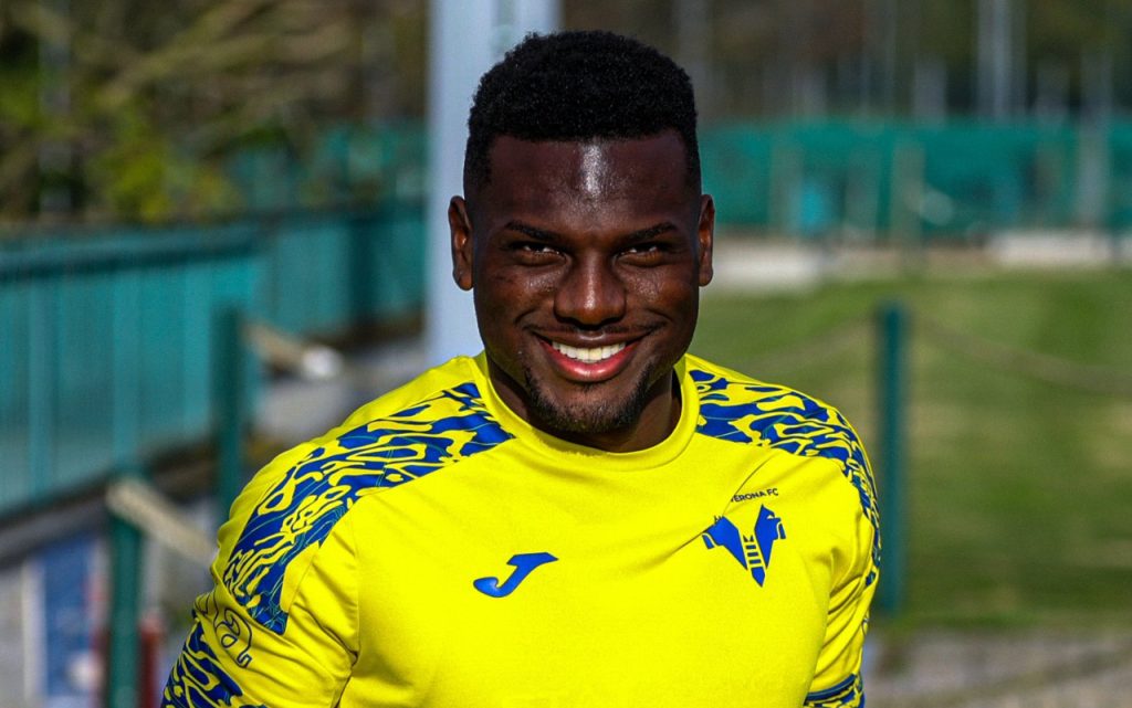 daniel mosquera allenamento hellas verona