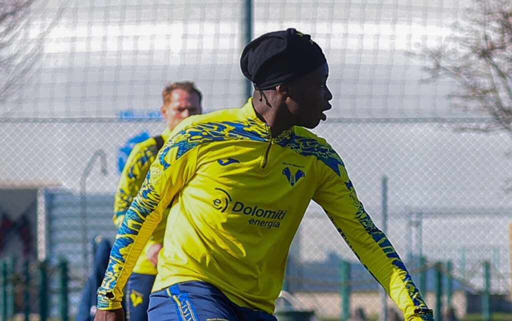 alphadjo cisse allenamento hellas verona