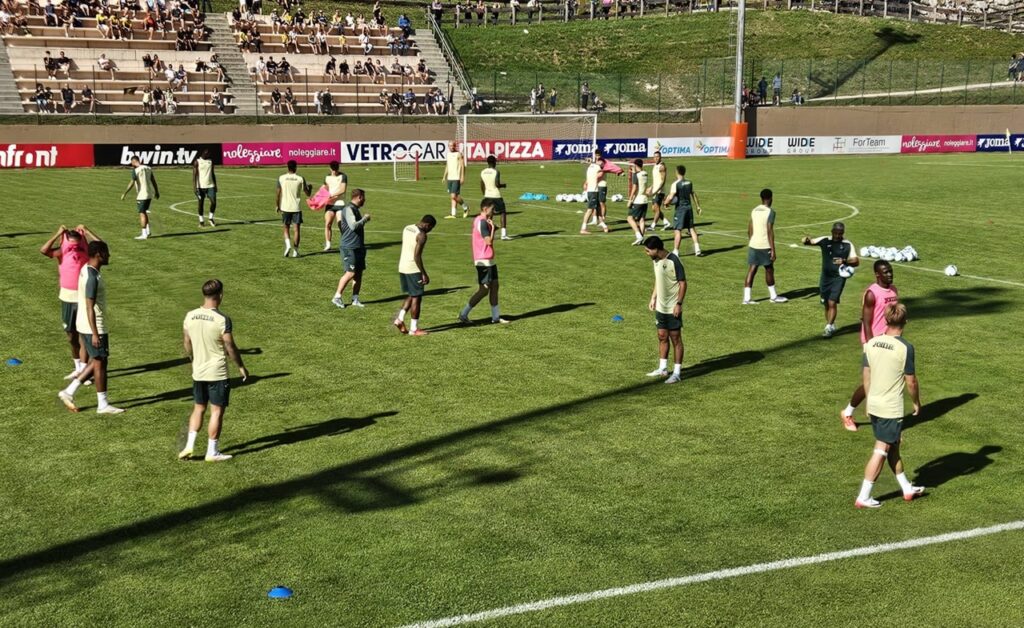 allenamento hellas verona folgaria