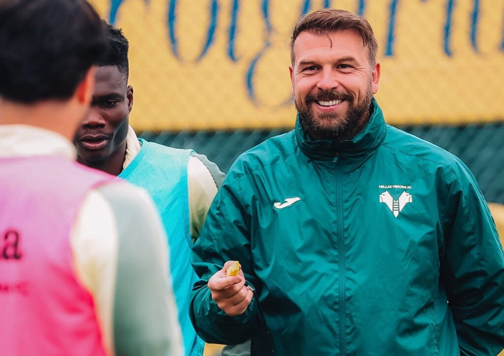 paolo zanetti hellas verona allenamento folgaria