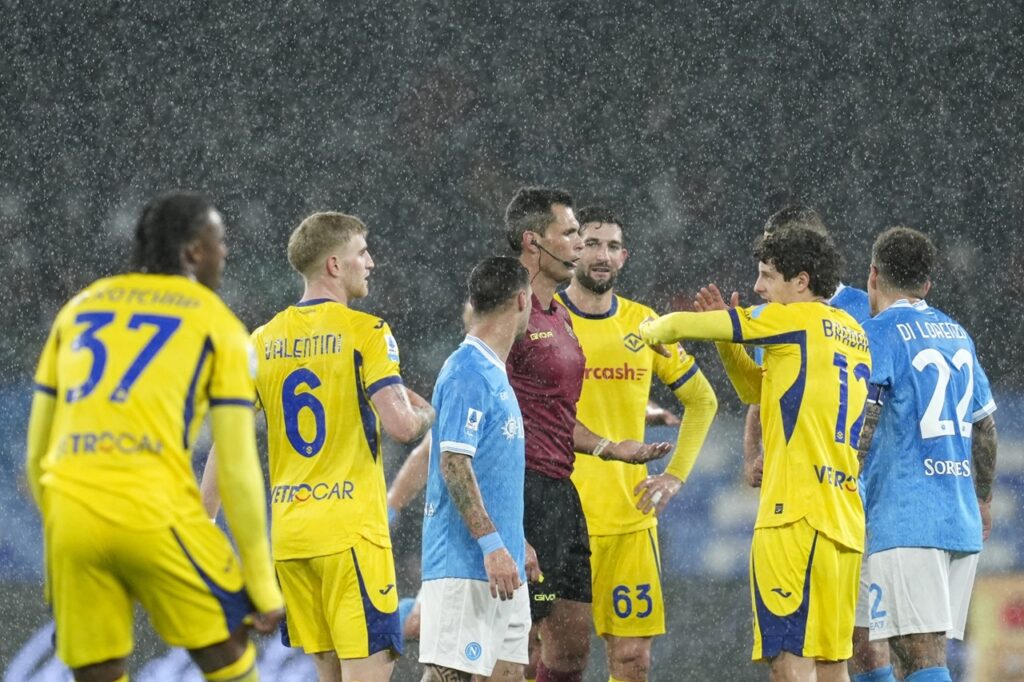 marchetti arbitro napoli hellas verona