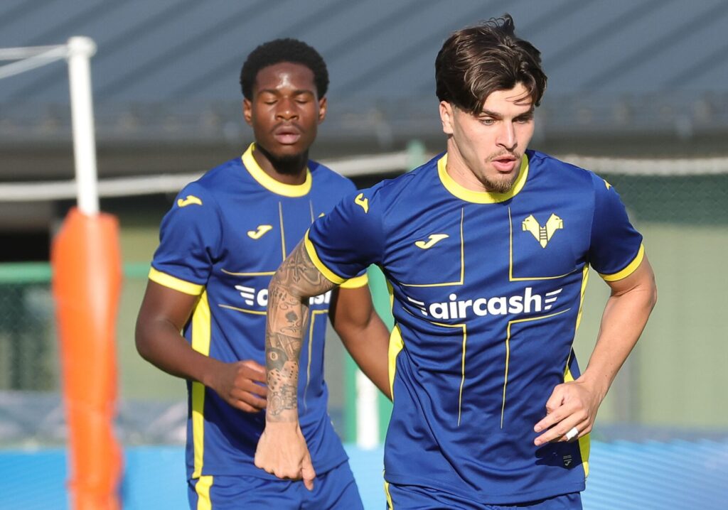 isaac tomich hellas verona amichevole folgaria