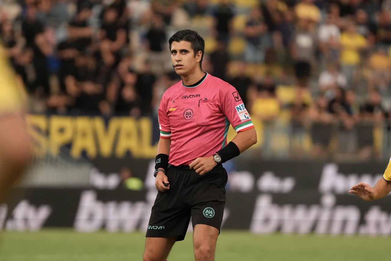 Marco Di Loreto arbitro verona-ascoli
