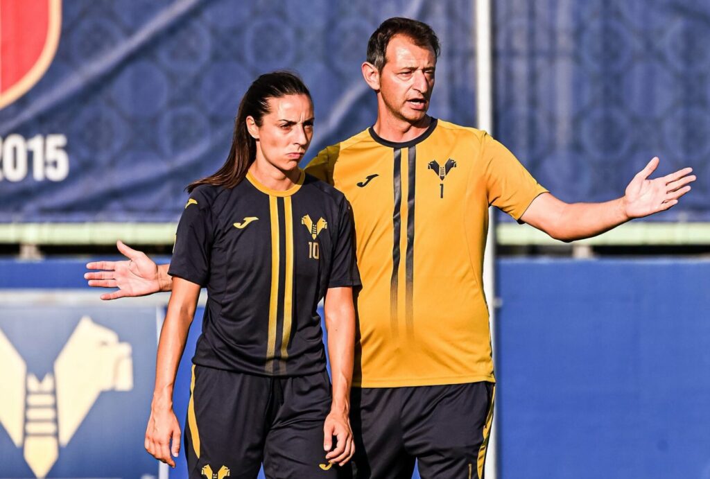 rachele peretti vincenzo de martino hellas verona women