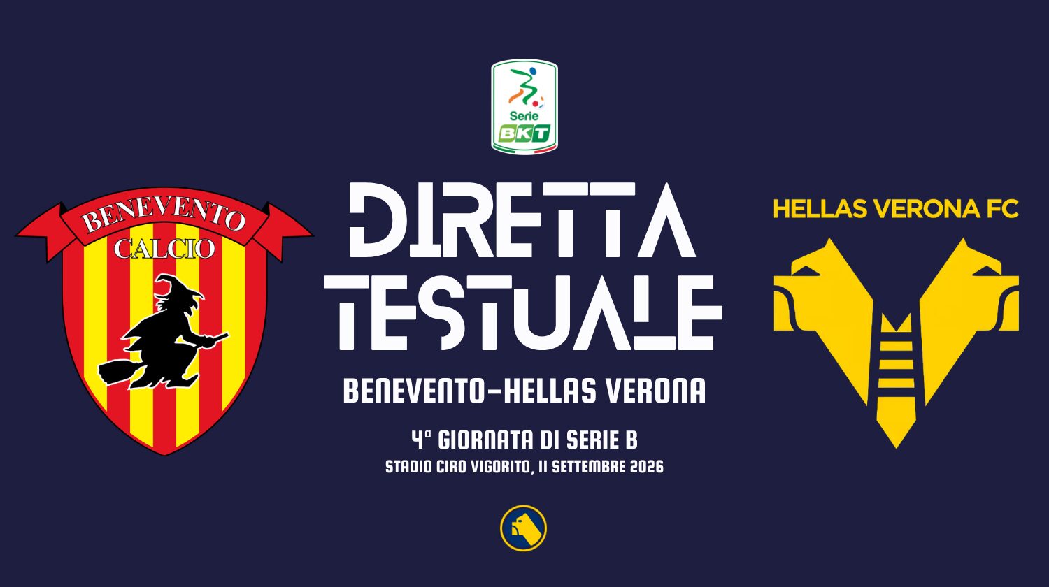benevento-verona diretta live