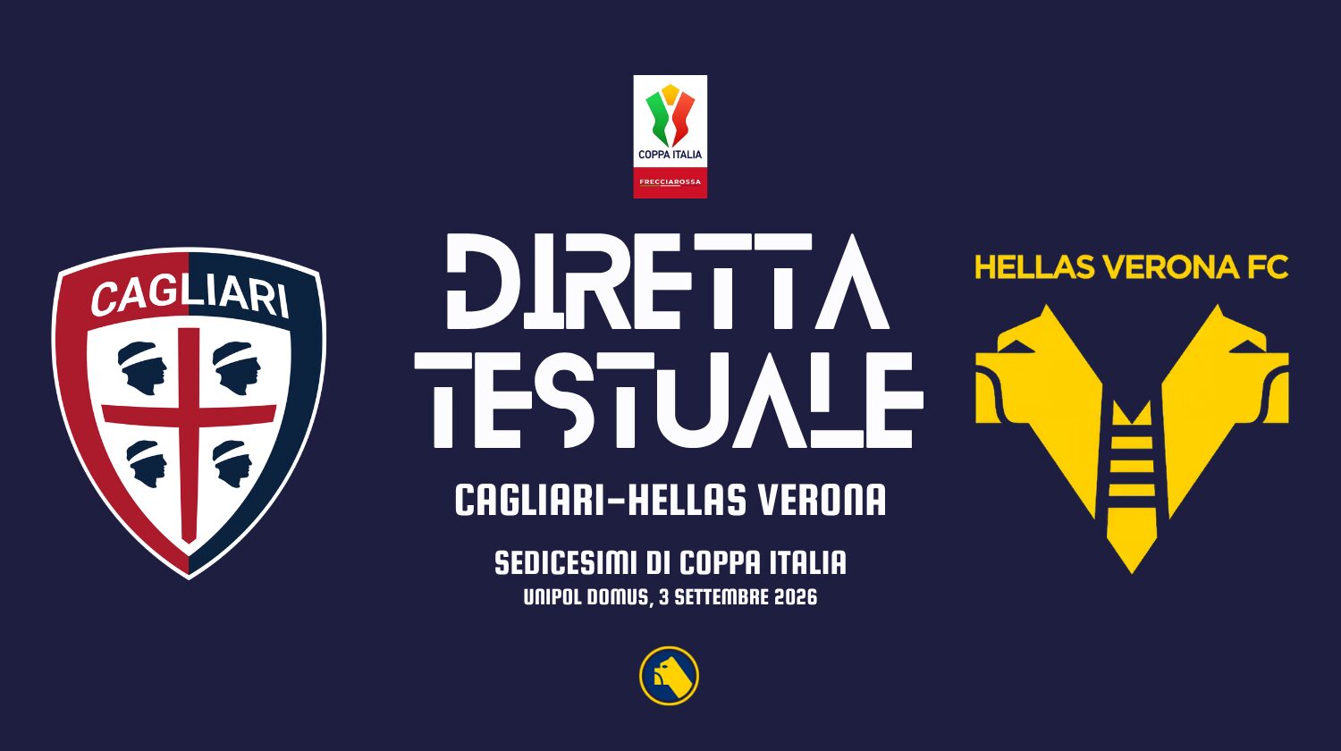 diretta cagliari-verona coppa italia