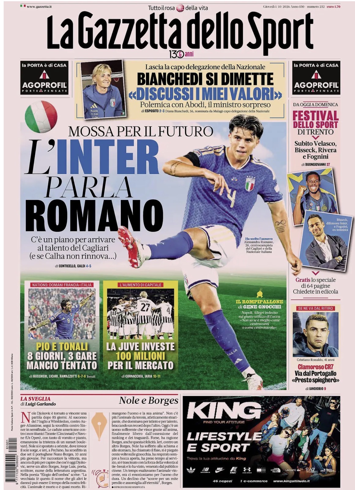 Rassegna stampa, le prime pagine di oggi