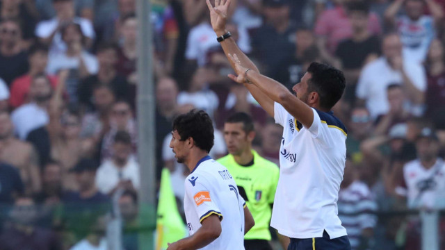 SALERNITANA-HELLAS VERONA 29-09-2018 FABIO GROSSO. ALBERTO MARIANI/SILPRESS