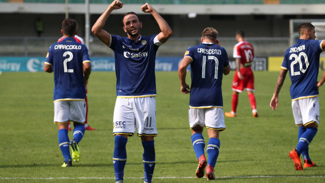 Esultanza Rigore Pazzini
Verona 16-09-2018 Lo stadio Bentegodi 3 giornata di campionato Serie B 2018/2019 Hellas Verona / Carpi
Foto Alberto Mariani SilPress