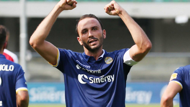 Esultanza Rigore Pazzini
Verona 16-09-2018 Lo stadio Bentegodi 3 giornata di campionato Serie B 2018/2019 Hellas Verona / Carpi
Foto Alberto Mariani SilPress