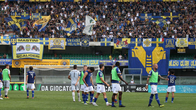 Esultanza fine gara
Verona 16-09-2018 Lo stadio Bentegodi 3 giornata di campionato Serie B 2018/2019 Hellas Verona / Carpi
Foto Alberto Mariani SilPress