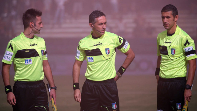 SALERNITANA-HELLAS VERONA 29-09-2018 ARBITRO GIANLUCA AURELIANO . ALBERTO MARIANI/SILPRESS