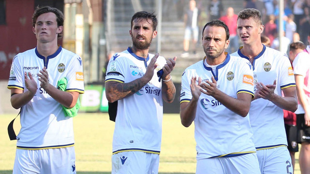 SALERNITANA-HELLAS VERONA 29-09-2018 SALUTO FINALE. ALBERTO MARIANI/SILPRESS