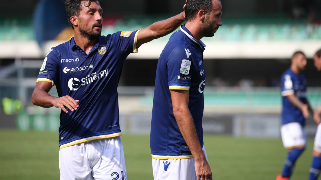 Karim Laribi. - Pazzini
Verona 16-09-2018 Lo stadio Bentegodi 3 giornata di campionato Serie B 2018/2019 Hellas Verona / Carpi
Foto Alberto Mariani SilPress