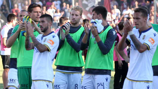 SALERNITANA-HELLAS VERONA 29-09-2018 SALUTO FINALE. ALBERTO MARIANI/SILPRESS