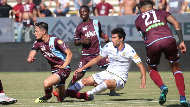 SALERNITANA-HELLAS VERONA 29-09-2018 RYDER MATOS. ALBERTO MARIANI/SILPRESS