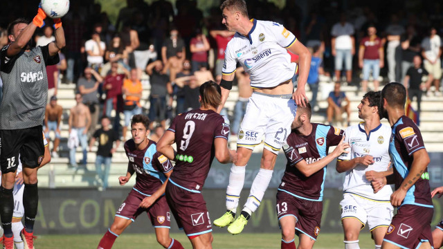 SALERNITANA-HELLAS VERONA 29-09-2018 DAWIDOWICZ. ALBERTO MARIANI/SILPRESS