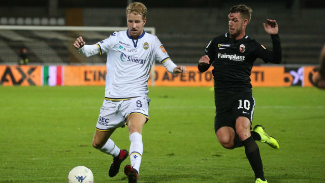 ASCOLI-VERONA 30-10-2018 GUSTAFSON ALBERO MERIANI/SILPRESS