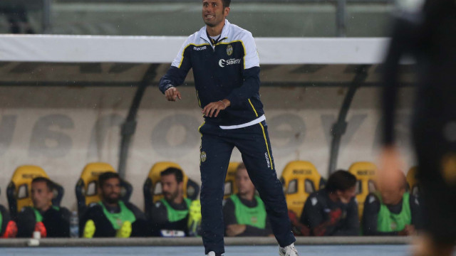 Fabio Grosso allenatore Hellas Verona
Verona 05-10-2018 Stadio Bertegodi 7 giornata di campionato Serie B 2018/2019
Hellas Verona / Lecce
Foto Alberto Mariani SilPress
