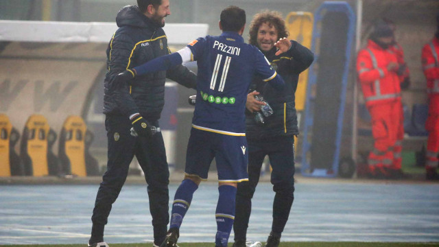 GIANPAOLO PAZZINI ESULTA
Verona 27 -12-2018. campionato Serie B 18 Giornata 2018 / 2019
Hellas Verona / Cittadella
Foto Alberto Mariani SilPress