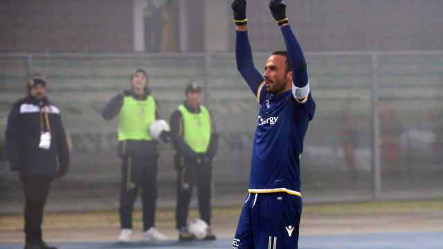 GIANPAOLO PAZZINI ESULTA DOPO IL GOL
Verona 27 -12-2018. campionato Serie B 18 Giornata 2018 / 2019
Hellas Verona / Cittadella
Foto Alberto Mariani SilPress