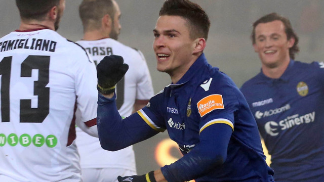 VERONA-CITTADELLA 27-12-2018 ESULTANZA DI NìLUBOMIR TUPTA. ALBERTO MARIANI/SILPRESS