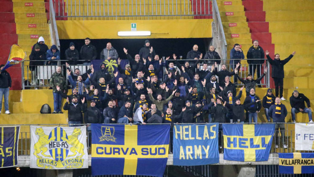 BENEVENTO-HELLAS VERONA TIFOSI DEL VERONA. ALBERTO MARIANI/SILPRESS.