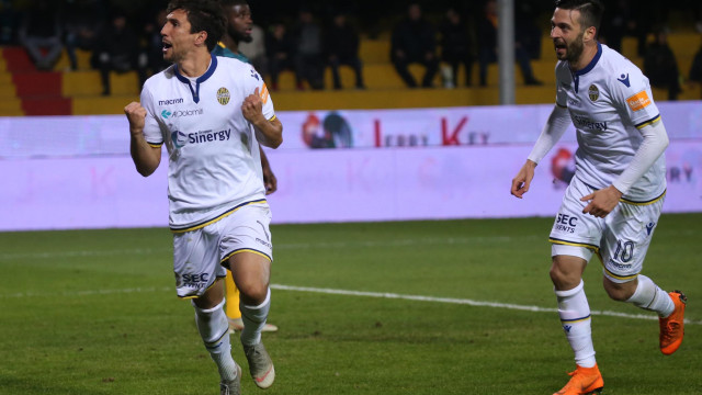 BENEVENTO-VERONA 09-12-2018 ESULTANZA DI RYDER MATOS. ALBERTO MARIANI/SILPRESS