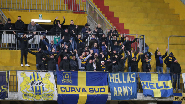 BENEVENTO-HELLAS VERONA TIFOSI DEL VERONA. ALBERTO MARIANI/SILPRESS.