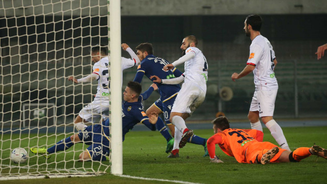 HELLAS VERONA-COSENZA 28-01-2019. GOL DI LUBOMIR TUPTA. SILPRESS