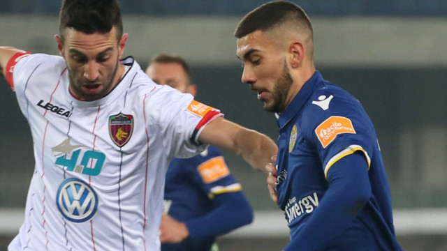 HELLAS VERONA-COSENZA 28-01-2019. MATTIA ZACCAGNI E CORSI ANGELO. SILPRESS