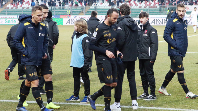 20-01-2019.SERIE B.PADOVA-VERONA.DELUSIONE DEL VERONA A FINE GARA.SILPRESS