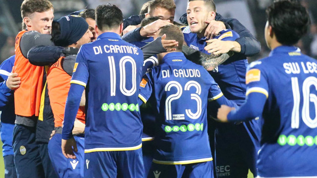SPEZIA-HELLAS VERONA 17-02-2019 ESULANZA DI SAMUEL GUSTAFSON. SILPRESS