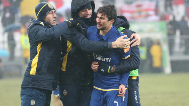 CARPI-VERONA 02-02-2019 ESULTANZA DI RYDER MATOS 1-1. SILPRESS