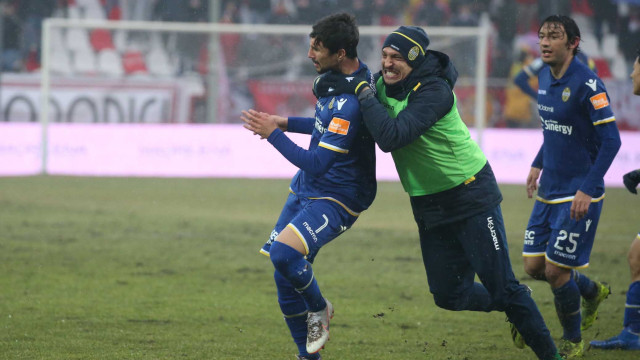 CARPI-VERONA 02-02-2019 ESULTANZA DI RYDER MATOS 1-1. SILPRESS