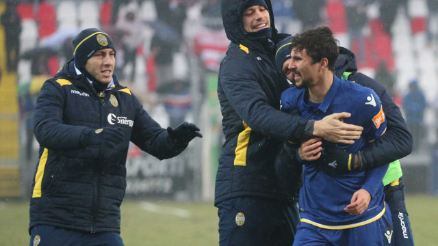 CARPI-VERONA 02-02-2019 ESULTANZA DI RYDER MATOS 1-1. SILPRESS