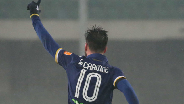 HELLAS VERONA - CROTONE 10-02-2019. ESULTANZA DI SAMUEL DI CARMINE. SILPRESS