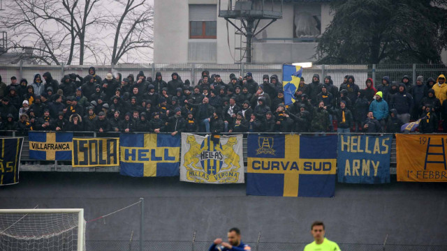CARPI-VERONA 02-02-2019 TIFOSI VERONESI. SILPRESS