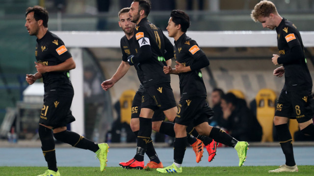 03/03/2019.VERONA-VENEZIA. IL CAPITANO PAZZINI E COMPAGNI.SILPRESS