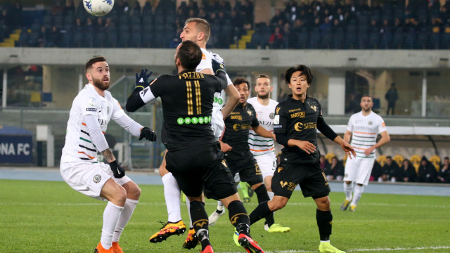 03/03/2019.VERONA-VENEZIA. PAZZINI E LEE-SEUNG WOO IN AZIONE.SILPRESS