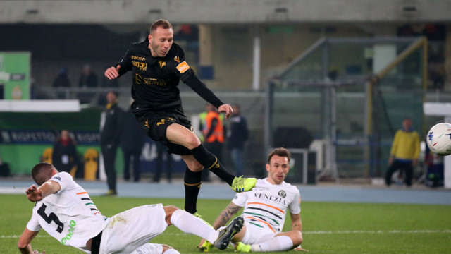 03/03/2019.VERONA-VENEZIA. DI GAUDIO SEGNA IL GOL DELL'1-0.SILPRESS