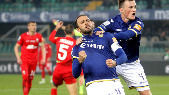Esultanza goal Gianpaolo pazzini
Verona 16 -03 -2019 campionato Serie B 29 Giornata 2018 / 2019
Hellas Verona - Ascoli
Foto Alberto Mariani SilPress