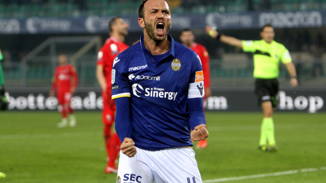 Esultanza goal Gianpaolo pazzini
Verona 16 -03 -2019 campionato Serie B 29 Giornata 2018 / 2019
Hellas Verona - Ascoli
Foto Alberto Mariani SilPress