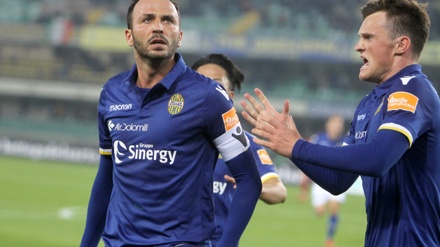 Esultanza goal Gianpaolo pazzini
Verona 16 -03 -2019 campionato Serie B 29 Giornata 2018 / 2019
Hellas Verona - Ascoli
Foto Alberto Mariani SilPress