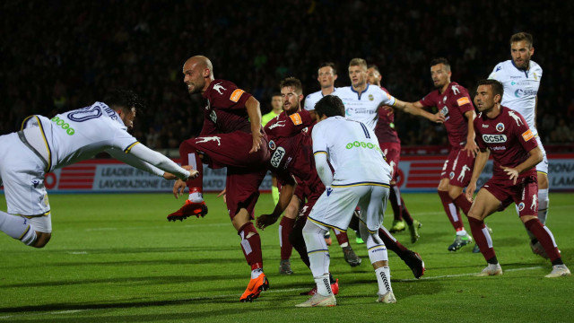 CITTADELLA-HELLAS VERONA 30-05-2019 COLPO DI TESTA DI SAMUEL DI CVARMINE. SILPRESS