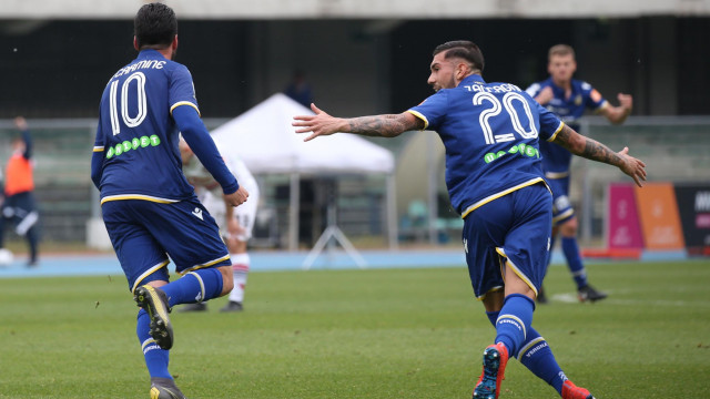 HELLAS VERONA-FOGGIA 11-05-2019. GOL DI SAMUEL DI CARMINE. SILPRESS