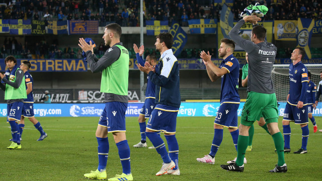 HELLAS VERONA-PERUGIA 18-05-2019 ESULTANZA E SALUTO A FINE PARTITA. SILPRESS