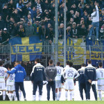 CITTADELLA-HELLAS VERONA 04-05-2019. LASQUADRA SOTTO LA CURVA. SILPRESS