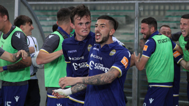 HELLAS VERONA-CITTADELLA 02-06-2019 ESULTANZA DI HENDERSON E ZACCAGNI. SILPRESS